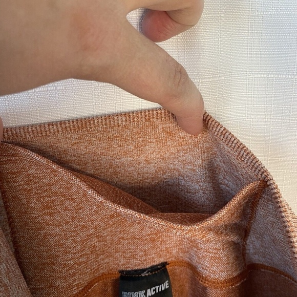 Victoria’s Secret Pink High Rise Seamless Leggings Cinnamon Heather Size M - Picture 10 of 10